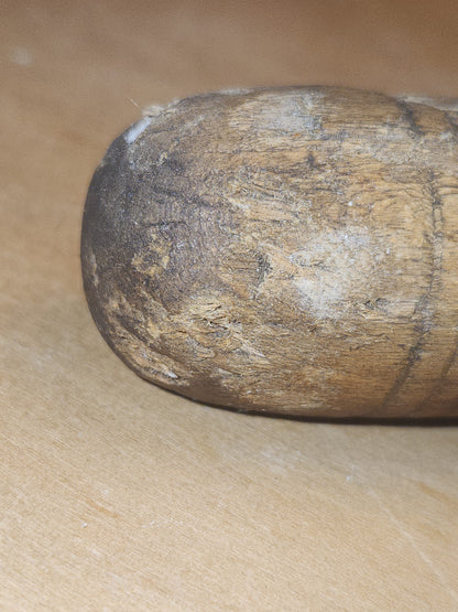 Vintage Wood Handled Hand Chopper Food Mixer Spice Chopper primitive hm4