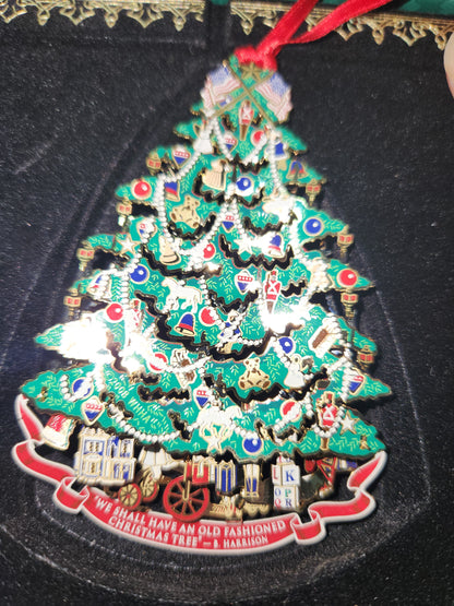 The White House Historical Association Collectible Christmas Ornament 2008 President Benjamin Harrison wh2008