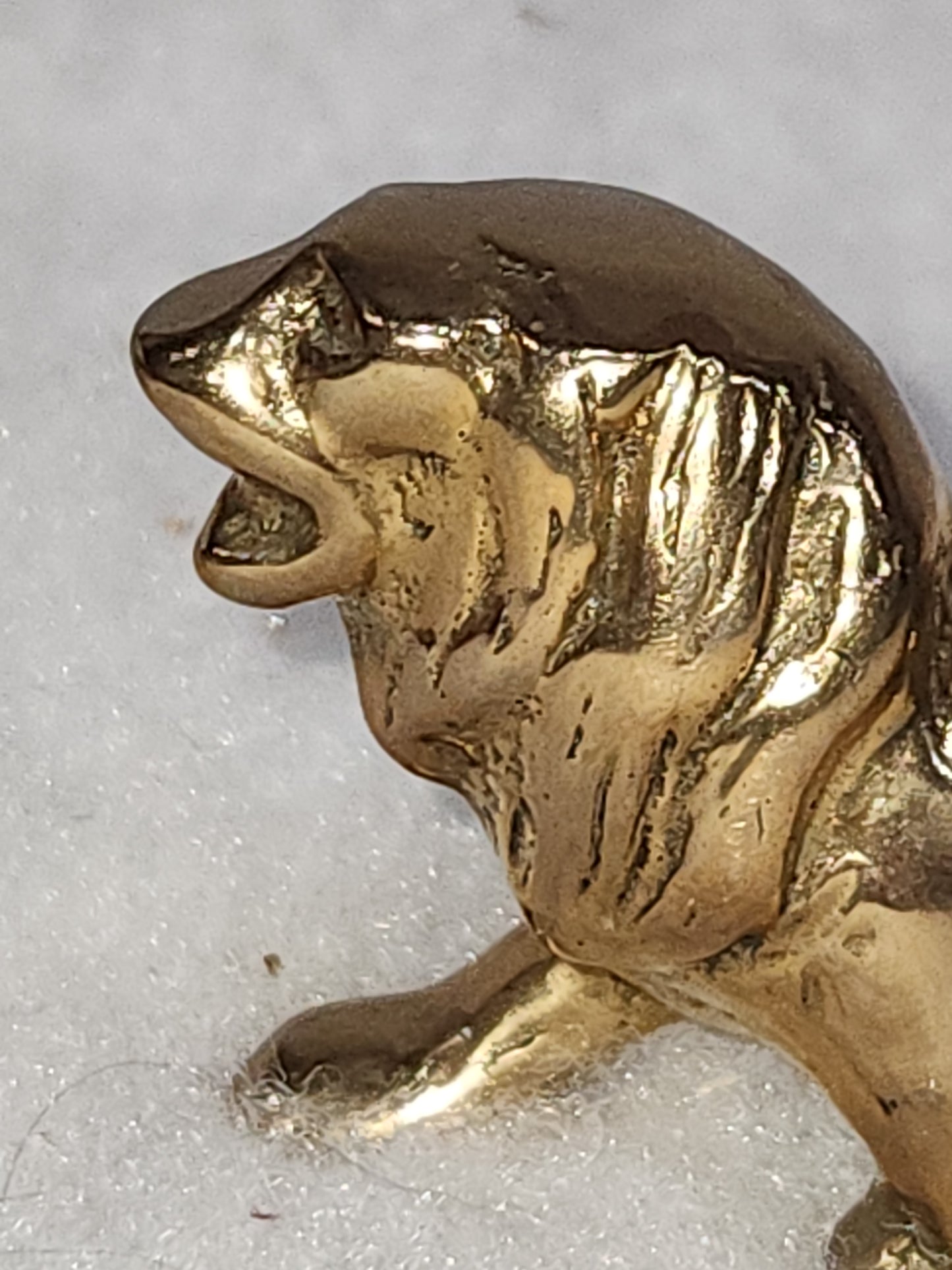 Vintage Solid Brass Lion roaring br110