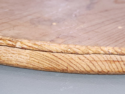 Antique Wooden lid for barrel, crate or wooden container