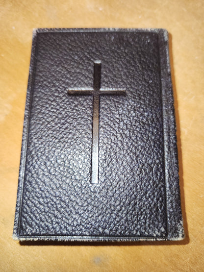 Antique Hymnal Protestant Episcopal Church E & JB YOUNG 1882 Inscribed 1884 ab1