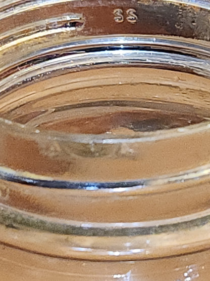 Atlas Strong Shoulder Mason Clear Glass Quart Jar with Atlas Zinc Lid jar1