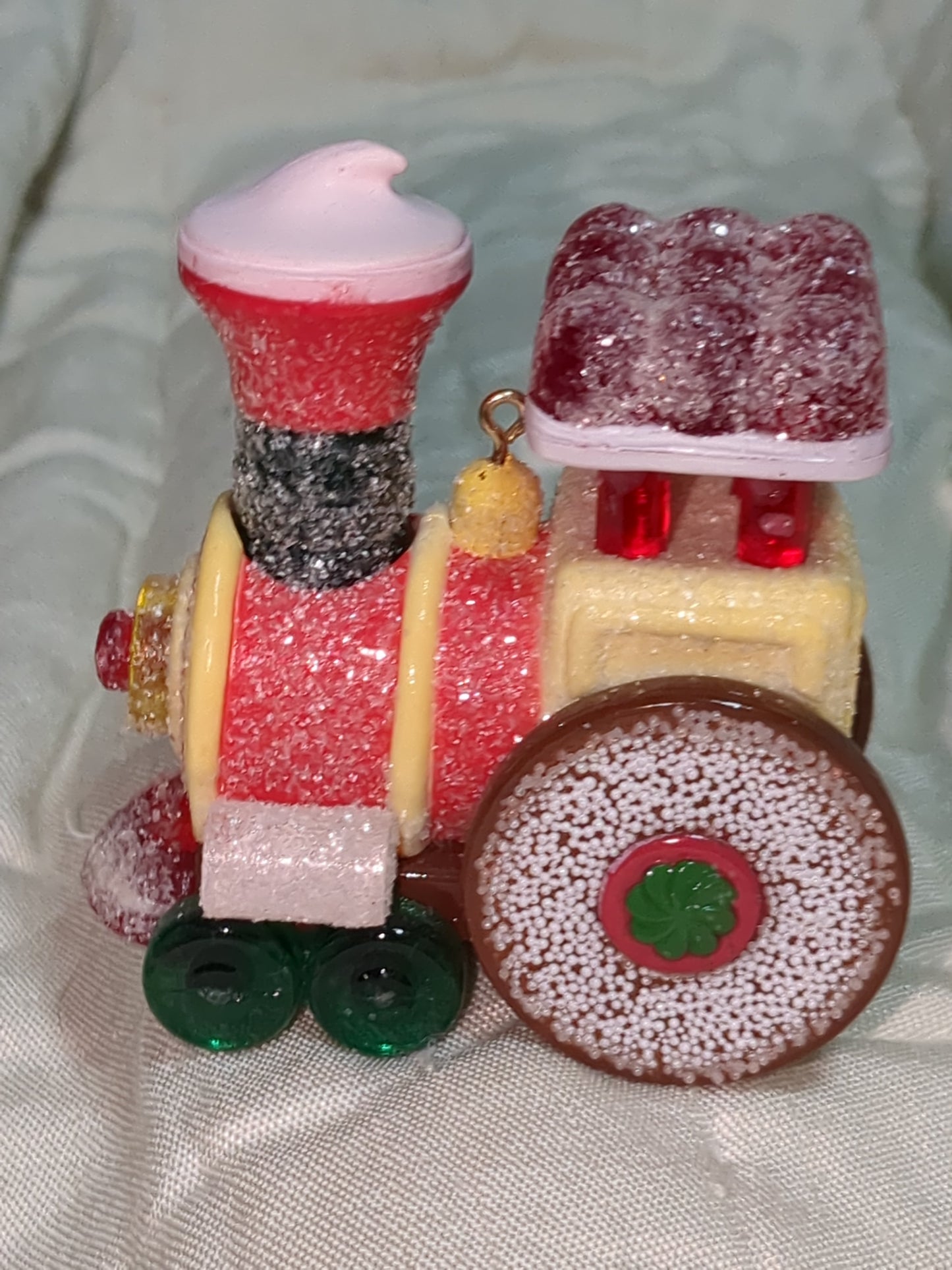 Vintage Hallmark Ornament The Candyville Express 1981 Candy Train Locomotive ho232