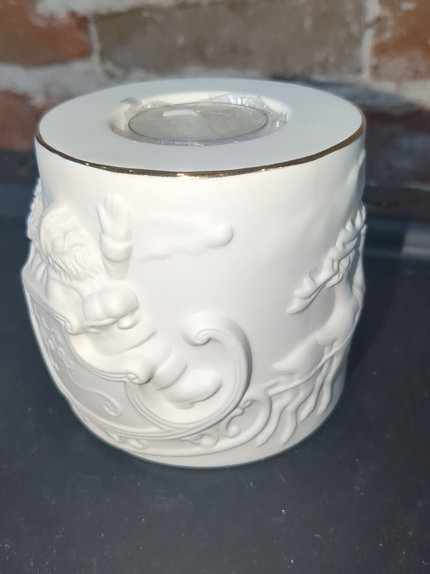 Lenox Radiant Light Santa Votive Candle Holder Tea Light Brand New in Box len56