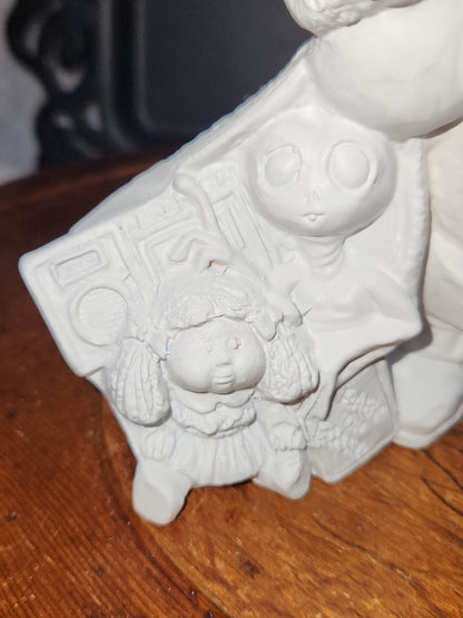 Vintage Ceramic 1980s Santa from retired Gare Mold