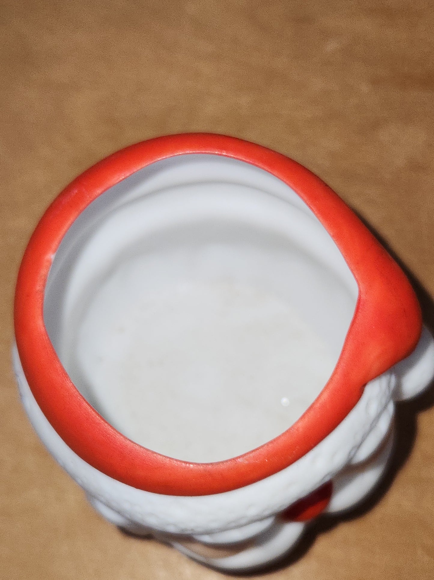 Vintage Hallmark Cards Ambassador Santa Claus Head Candle Holder Ceramic sa5