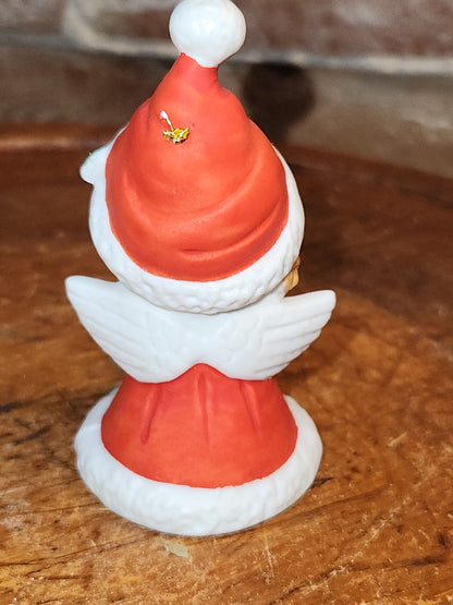 Vintage Lefton set of 2 Angel Bell Figurines