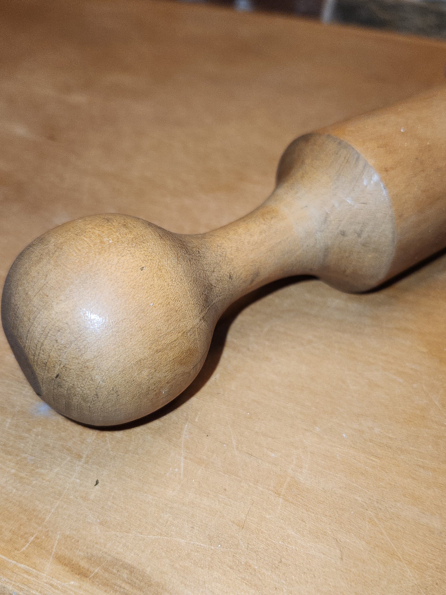 Vintage Wooden Pestle Masher Pounder kit05