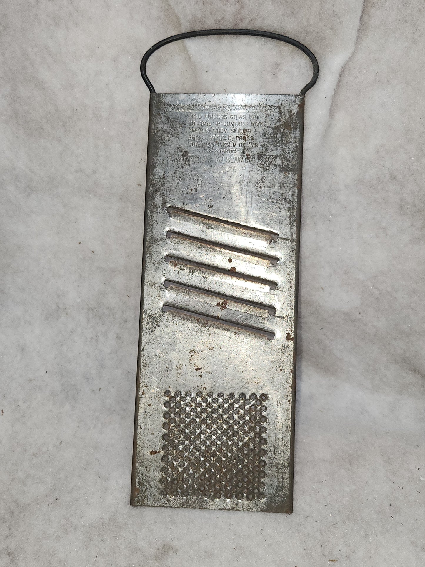 Vintage Rapid Slaw & Vegetable Cutter Made by Bluffton Slaw Cutter Co  Shredder Grater sh45