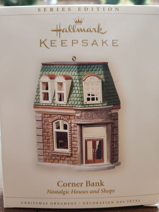 HH2006 2006 bank Ornament Hallmark Nostalgic Houses