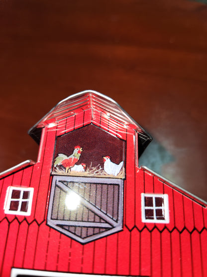 Red Barn Hallmark Ornament 1999 Complimentary to Town and Country Series t&c2