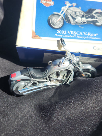 Vintage Hallmark Keepsake Ornament Harley-Davidson Motorcycle Milestones series #6 2002 VRSCA V-Rod Motorcycle 2004