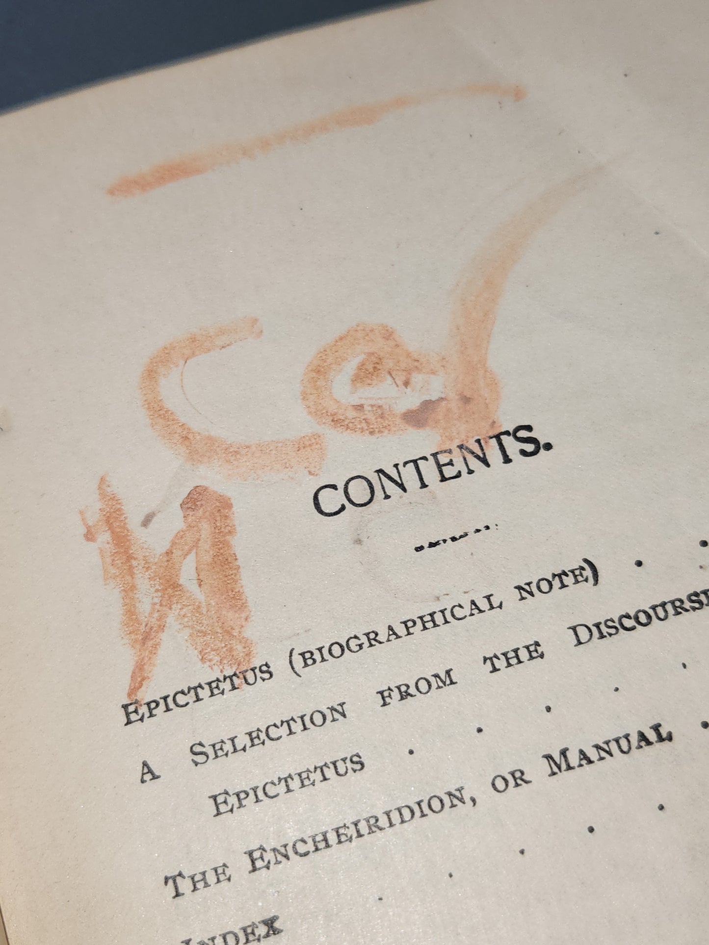 Antique Book A Selection From The Discourses of Epictetus with the Encheuridion George Long Henry Altemus AS IS bk65