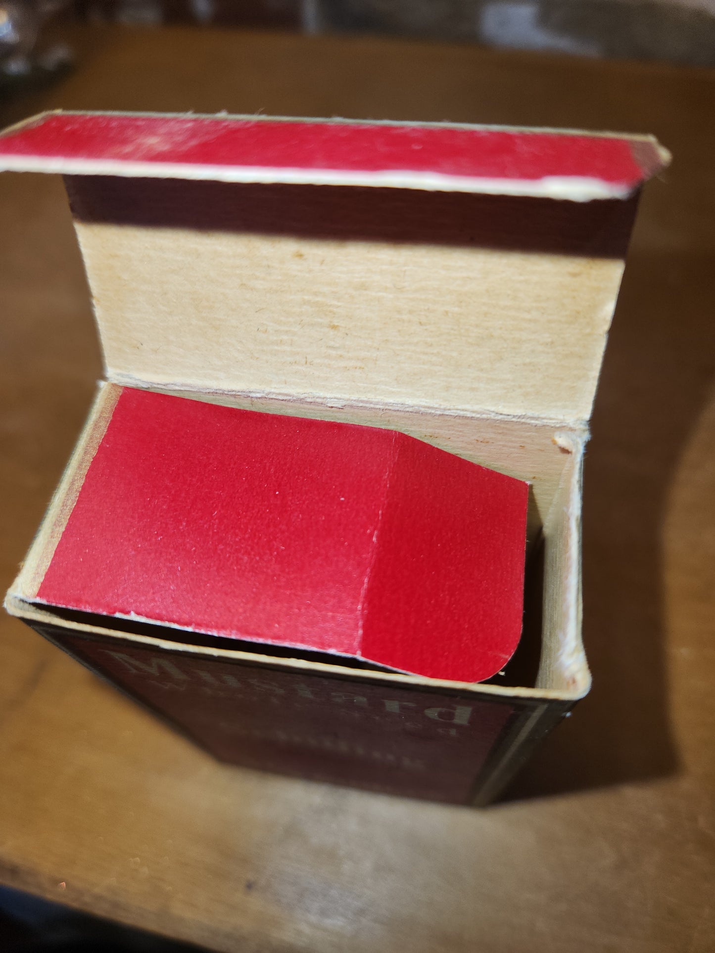 Vintage Schilling Spice Box Mustard Whole Seed Mostly Empty 2 Ounces Schilling Spice & Co. SAN Francisco t671