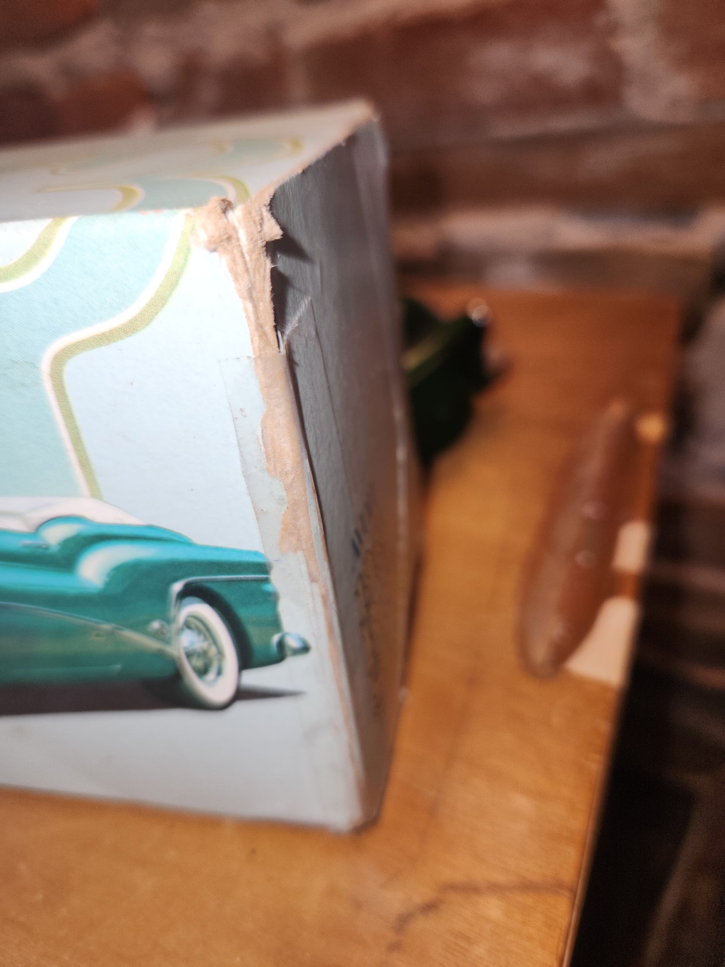 Vintage Avon 1953 Buick Skylark Clint After Shave With Unused Stickers and Original Box av489