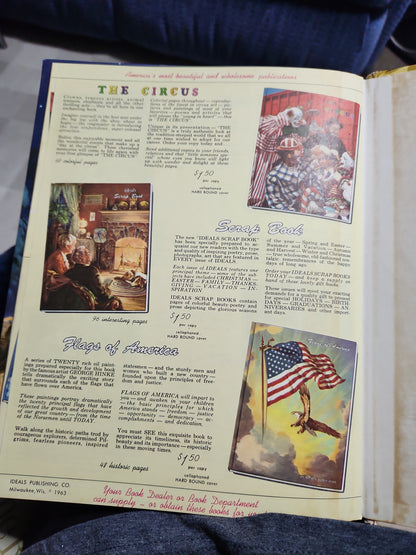 Vintage 1961 "Christmas Stories That Never Grow Old" Ideals Publishing book Van B Hooper b71