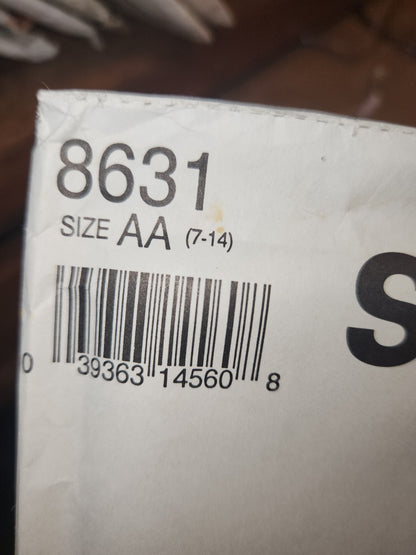 Vintage Simplicity 8631 Size AA 7-14 Girls' Jumpsuit Jumper Sewing Pattern Uncut sp2