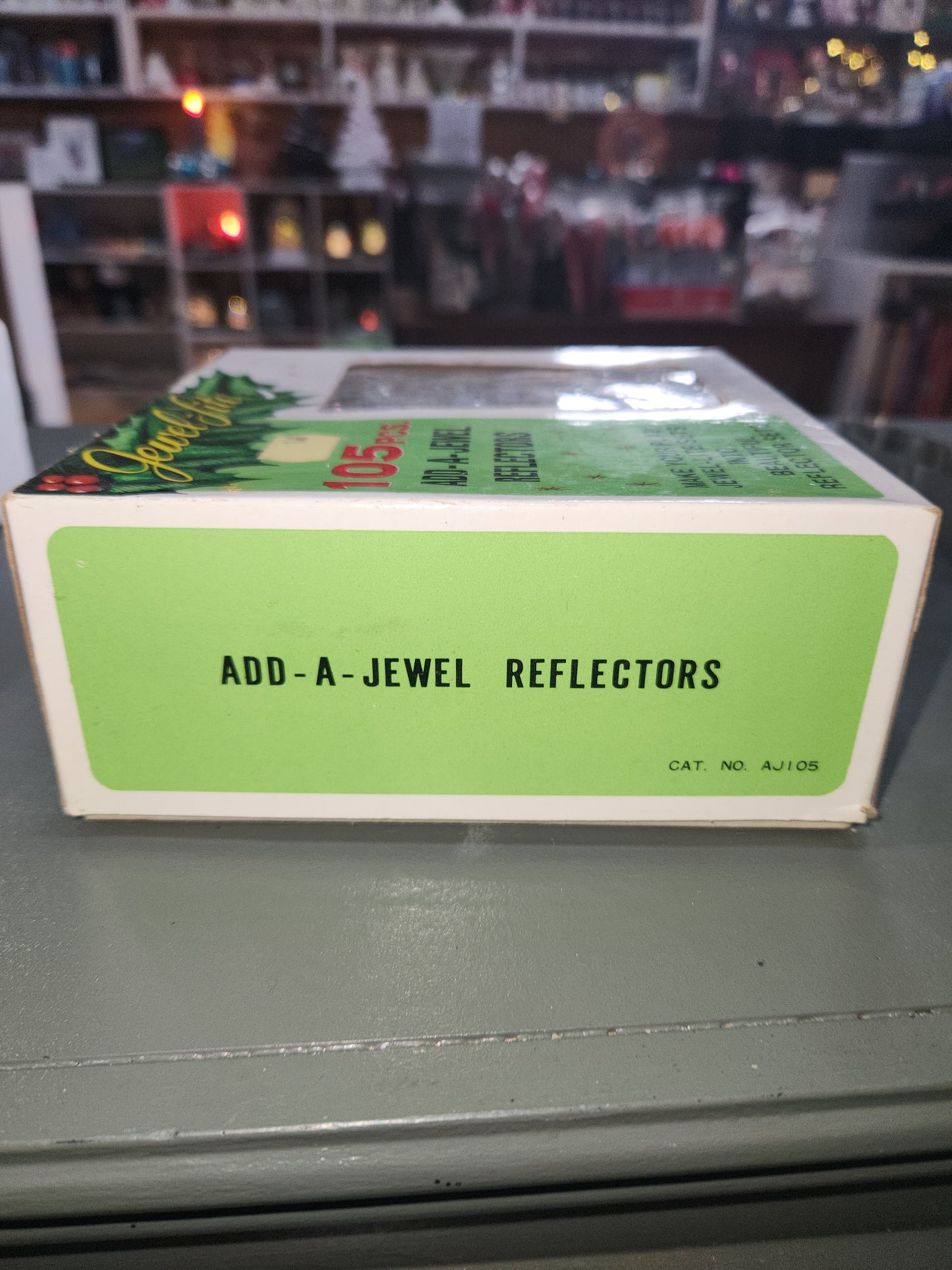 Vintage Jewel-Lite Add-A-Jewel Clear Plastic Reflectors for Christmas String Lights
