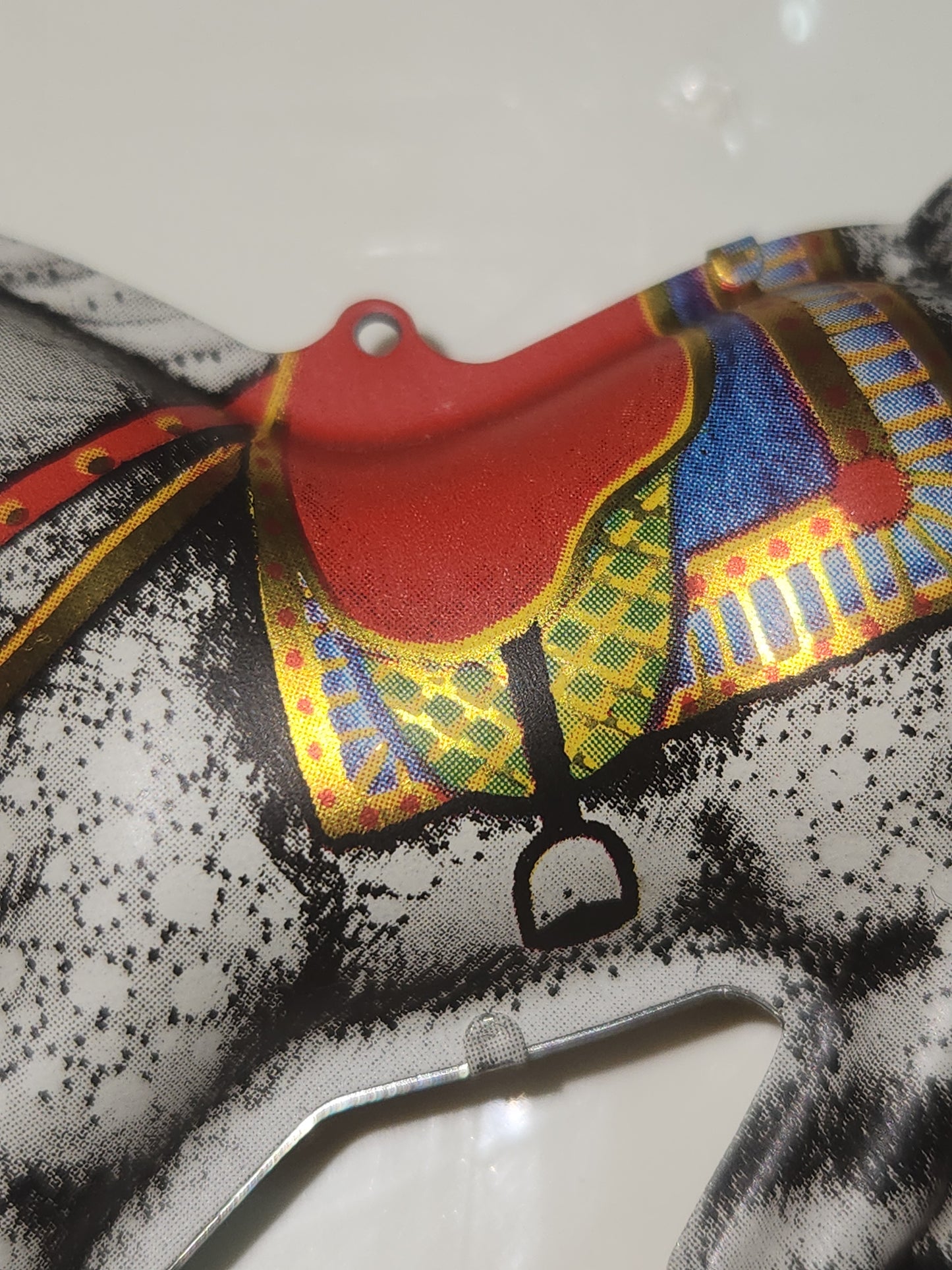 Vintage Hallmark Keepsake Ornanent Tin Rocking Horse 1983