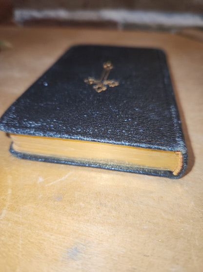 Vintage Catholic's Pocket Manual  Devotional Exercise Prayers Rev. J. M. Helen 1942 vb5