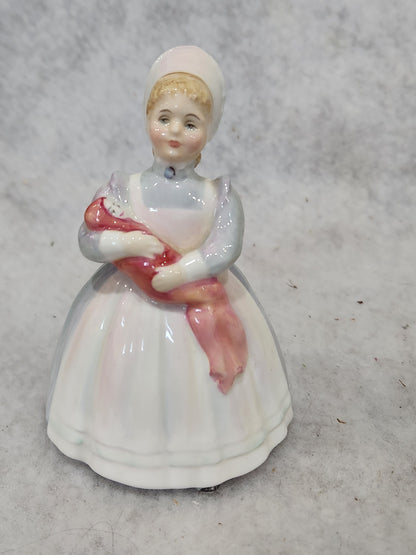 Vintage Royal Doulton bone china  “The Rag Doll” HN2142 1953 nurse bc67