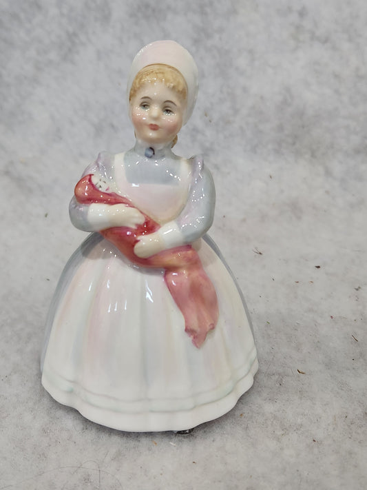 Vintage Royal Doulton bone china  “The Rag Doll” HN2142 1953 nurse bc67