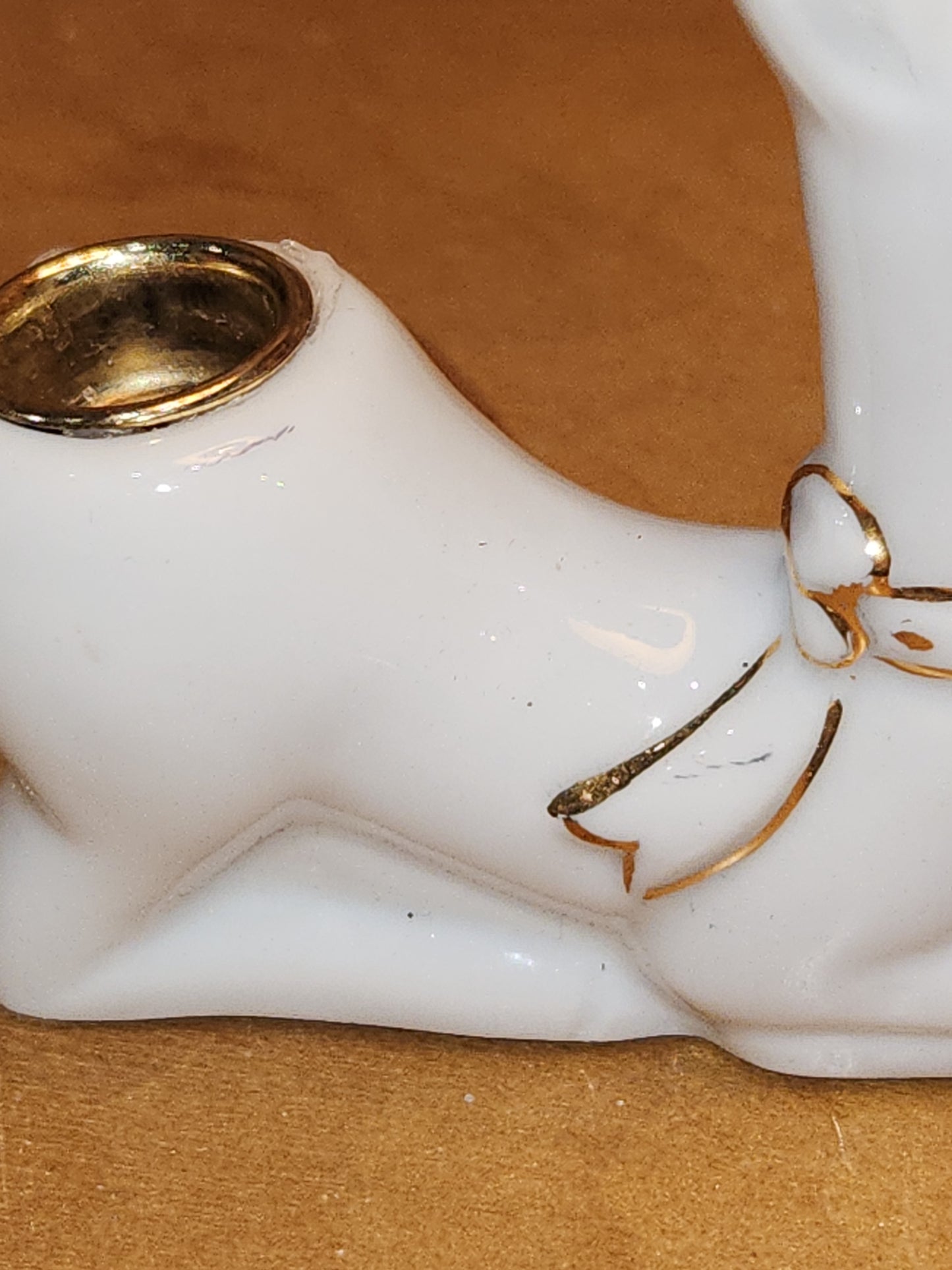 Vintage Hostess House Reindeer Candle Holder deer u68