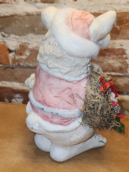 Vintage Dreamsicles Christmas Santa Bunny Figurine Cast Art 1993 Has Original Box Kristin Haynes Cast Art Industries di9