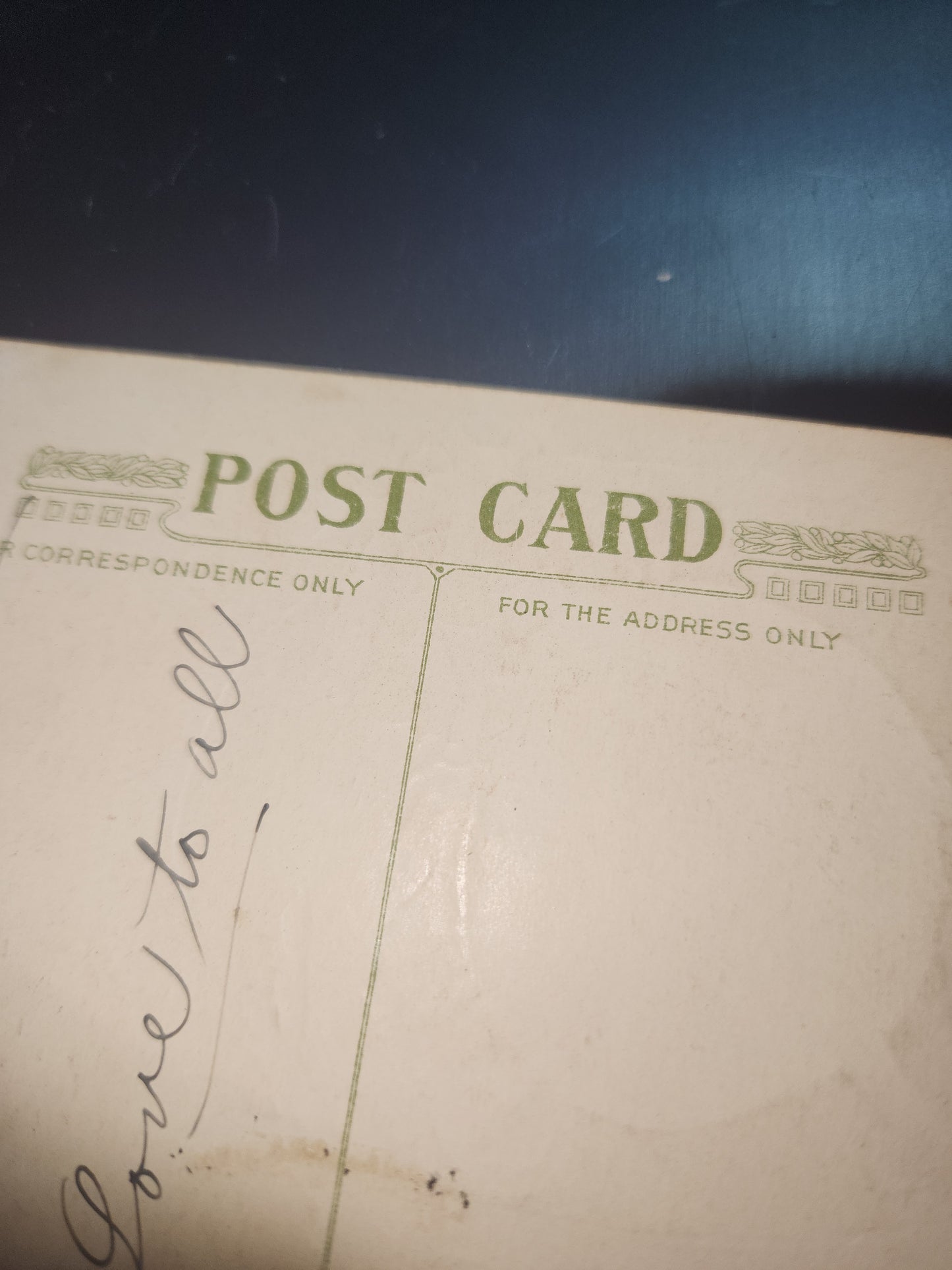 Antique Vintage Postcard Christmas Dinner Embossed Kate Bennett  May all good cheer be yours on Christmas Day