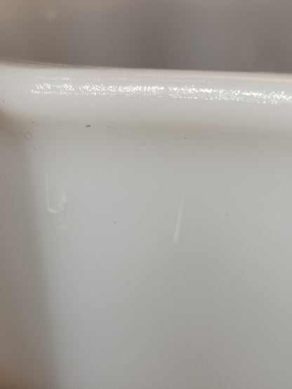 Vintage E.O. Brody Co. MJ-46 Milk Glass Fruit Compose Pestal Vase Candy Dish Trinket  Cleveland Ohio USA J-2537 mg8