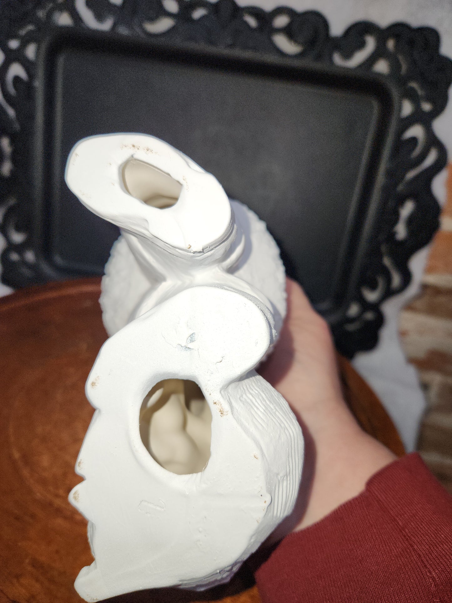 Vintage Ceramic 1980s Santa from retired Gare Mold