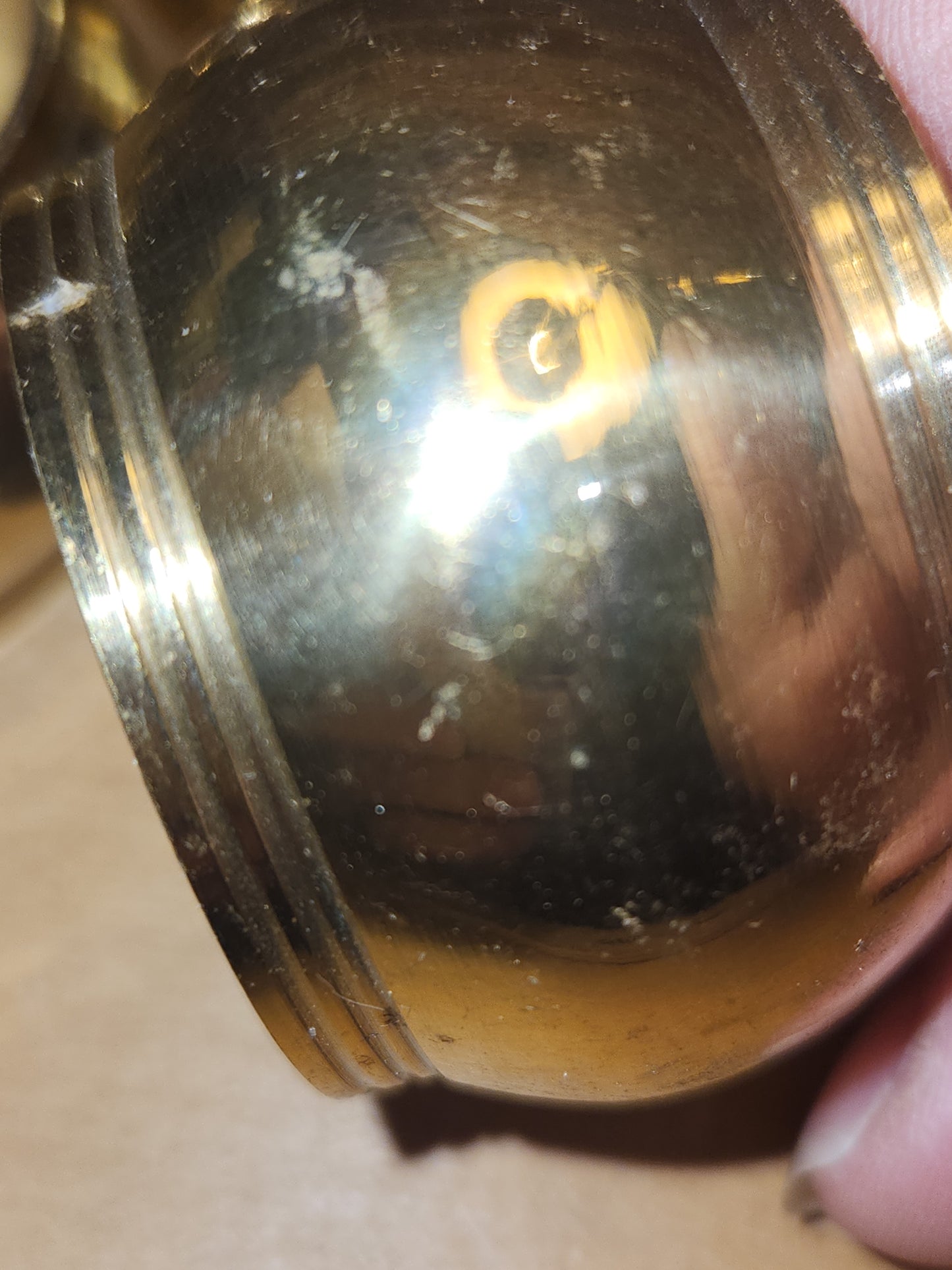 Vintage Brass Napkin Rings Smooth Set of 6 br01