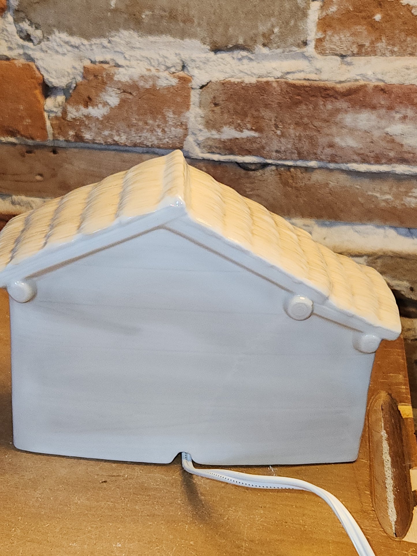 Vintage Precious Moments Porcelain Nightlight Nativity Scene with Light That Works 1992 na7