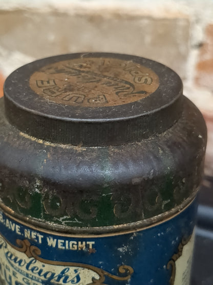 Antique vintage 1/2 lb Rawleigh's pure ground mustard tin561