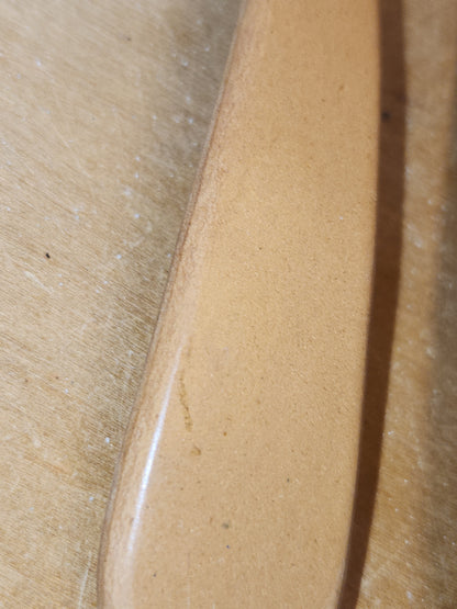 Vintage Fllingers Agatized Wood Salad Fork And Spoon Set Sheboygan Wisconsin kit56