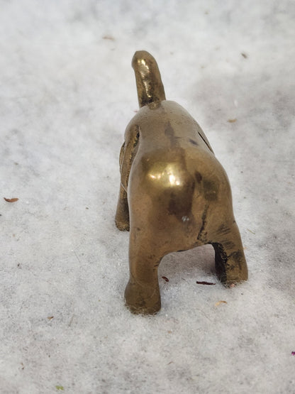 Miniature brass elephant br88
