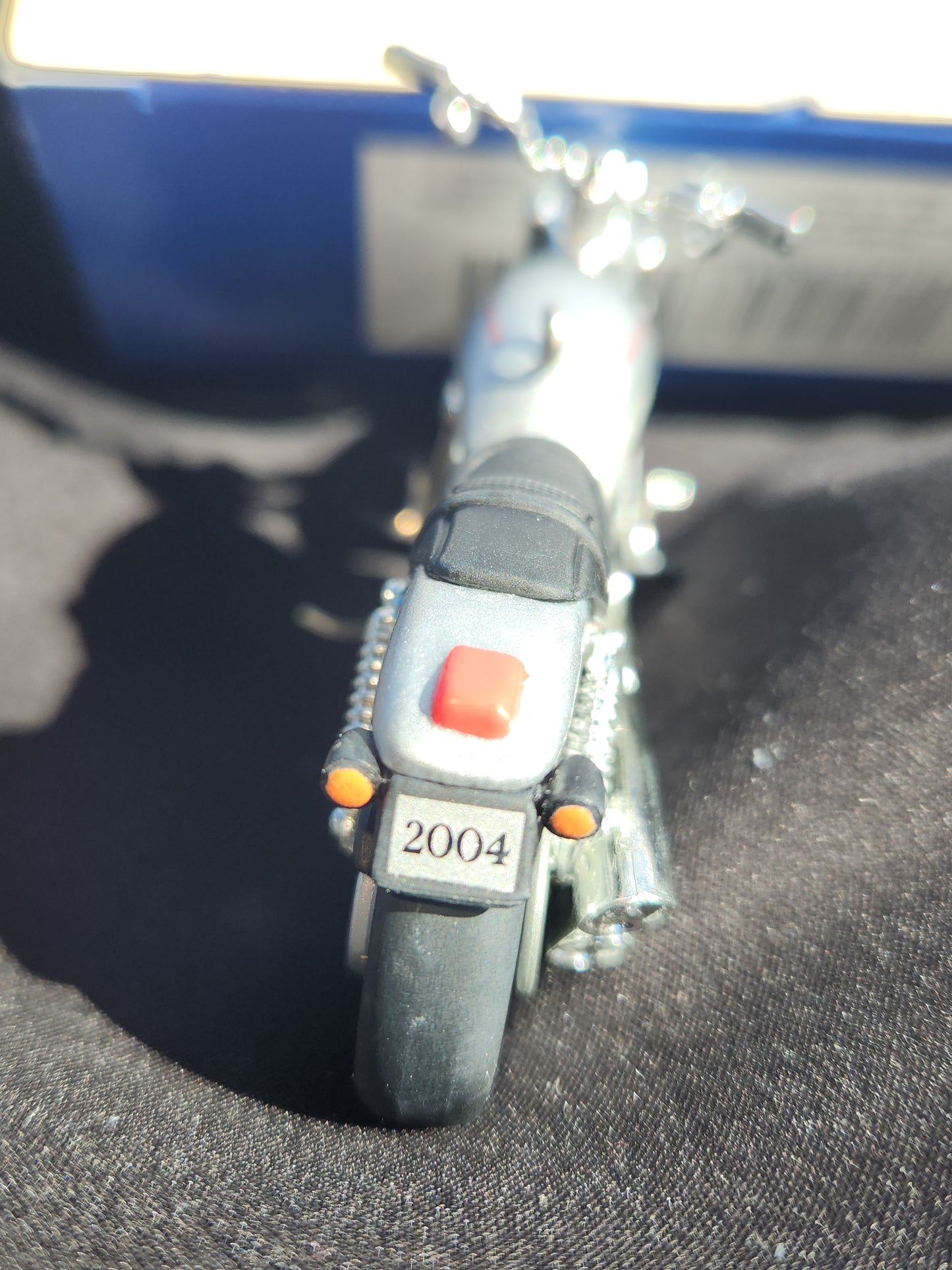 Vintage Hallmark Keepsake Ornament Harley-Davidson Motorcycle Milestones series #6 2002 VRSCA V-Rod Motorcycle 2004