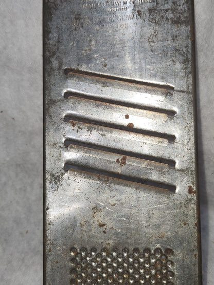 Vintage Rapid Slaw & Vegetable Cutter Made by Bluffton Slaw Cutter Co  Shredder Grater sh45