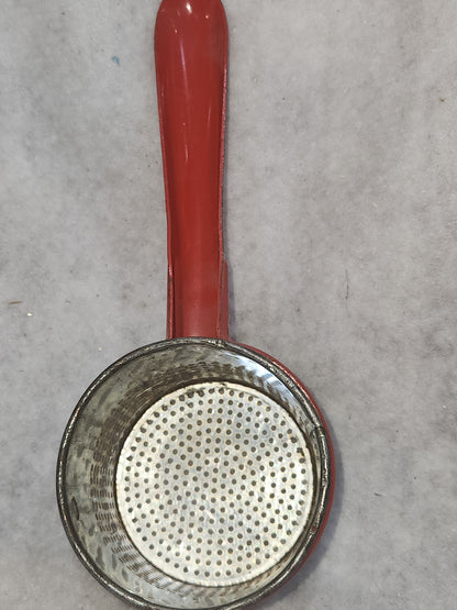 Vintage Potato Ricer Red Handle Universal No Makers Mark kit916