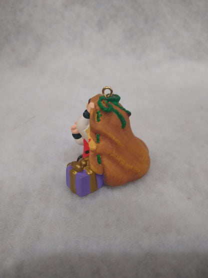 Vintage 2001 Hallmark Keepsake Ornament Curius the Elf Handcrafted h90