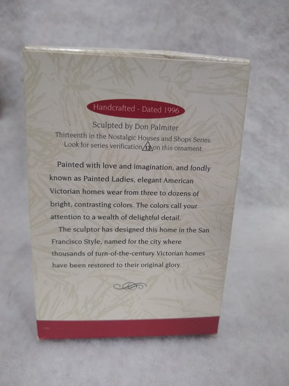 Victorian Painted Lady Ornament Hallmark Nostalgic Houses and shops hh1996