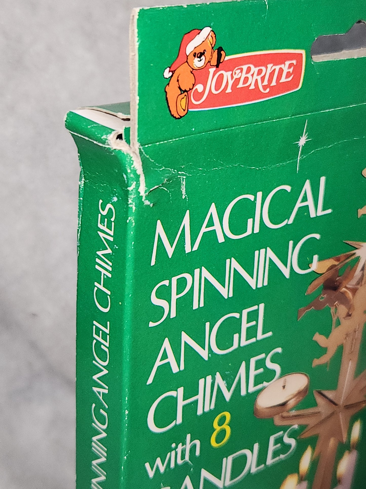 Vintage Joybrite Magical Spinning Angel Chimes NIB no candles