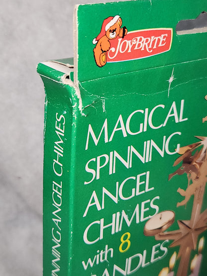Vintage Joybrite Magical Spinning Angel Chimes NIB no candles