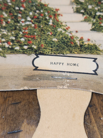 Vintage Advertising Fans Set of 3 Steele Funeral Home Nebraska Norcraft Inc. Cincinnati Ohio fan5