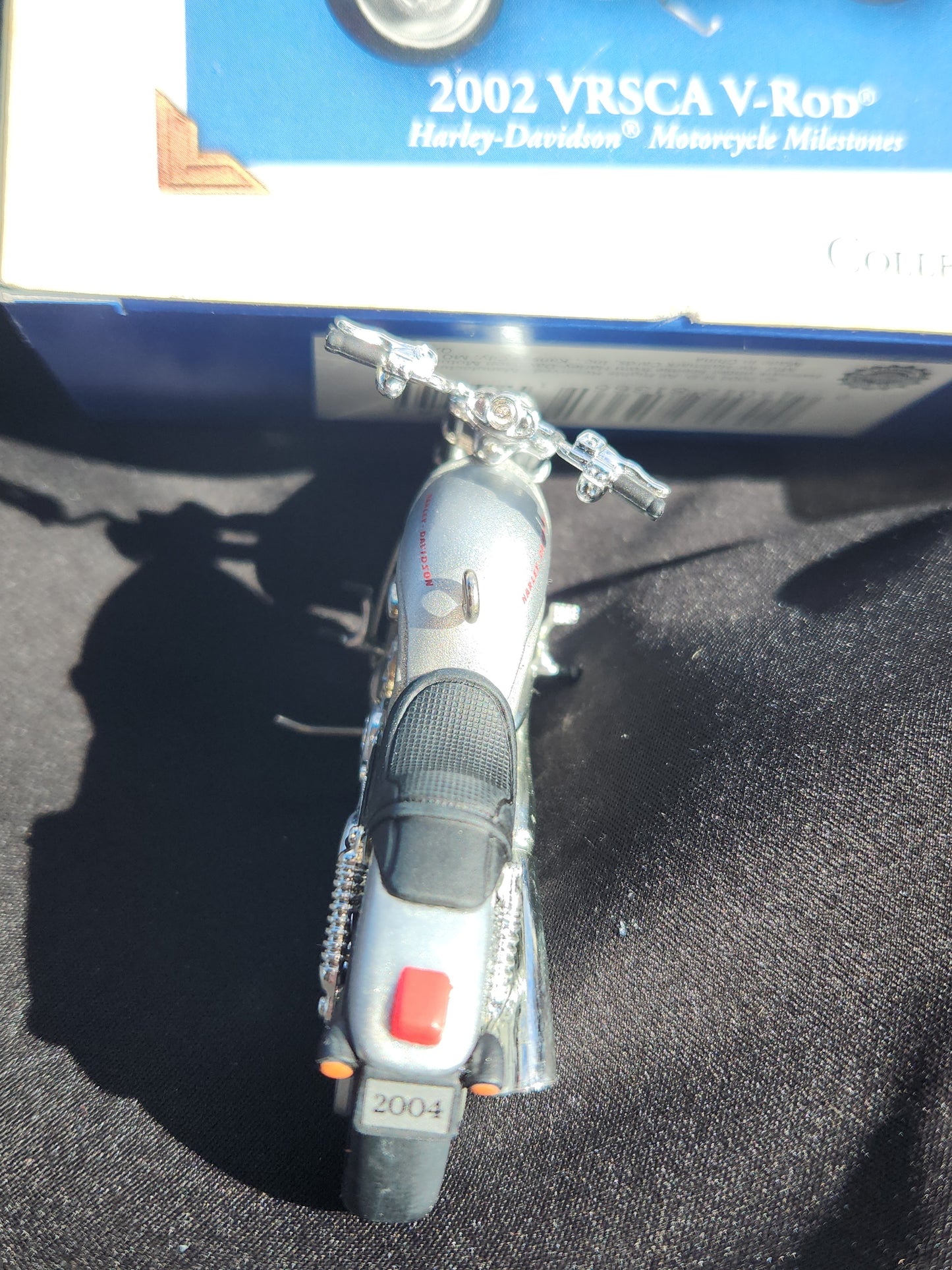 Vintage Hallmark Keepsake Ornament Harley-Davidson Motorcycle Milestones series #6 2002 VRSCA V-Rod Motorcycle 2004