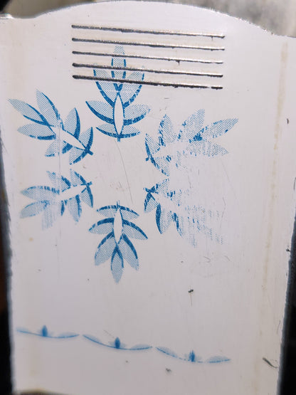 Vintage Androck Nut Spice Grinder with Glass Jar & Snowflake Design #49