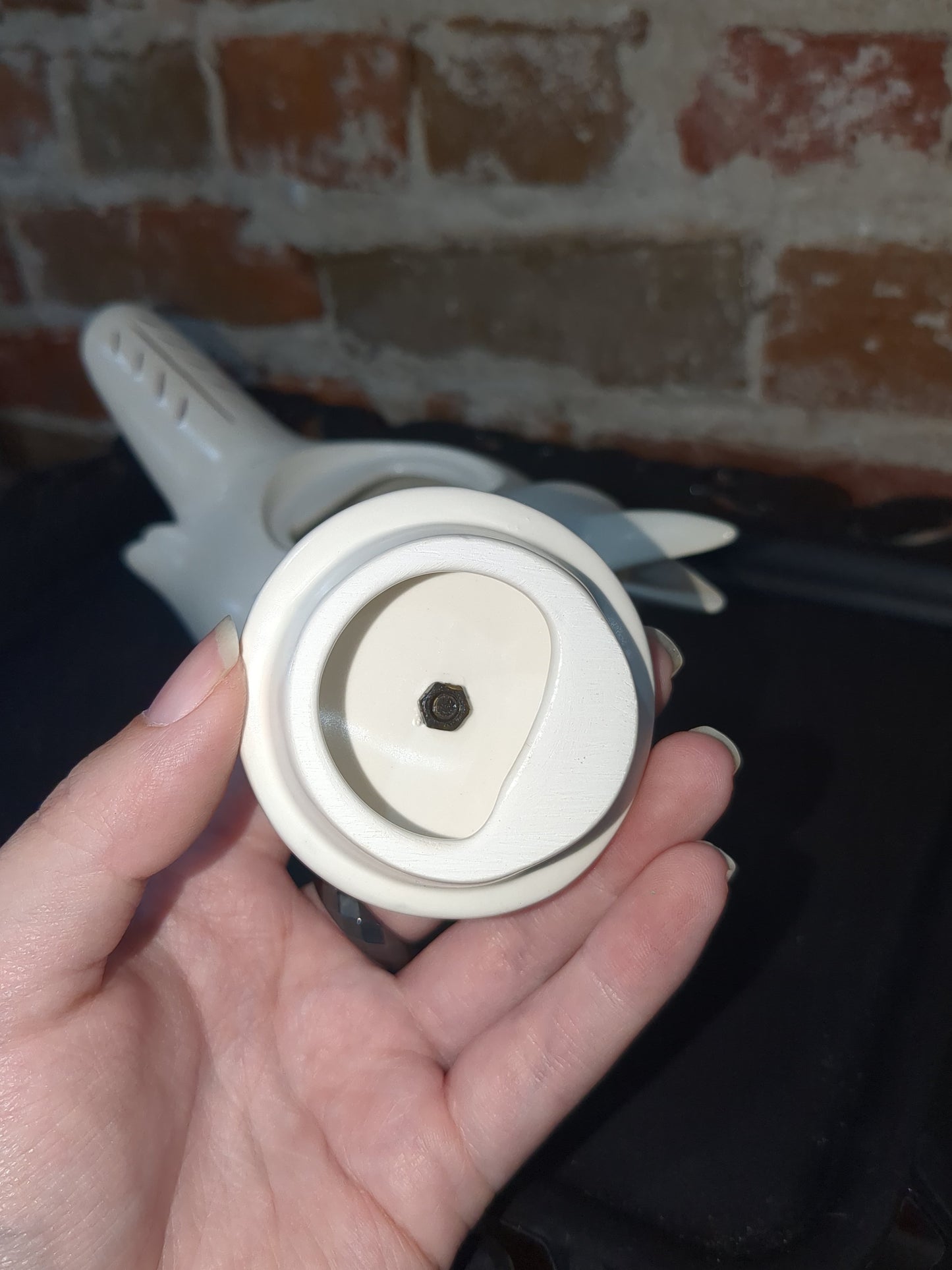 Mud Pie Bird Tea Pot with Robins Eggs And Nest