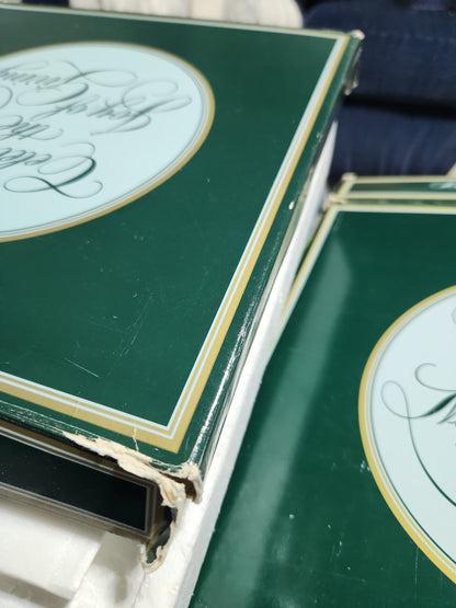 Vintage Avon Christmas 1982 Second Edition Christmas Memories Keeping the Christmas Tradition Plate 22k gold trim Original Box.