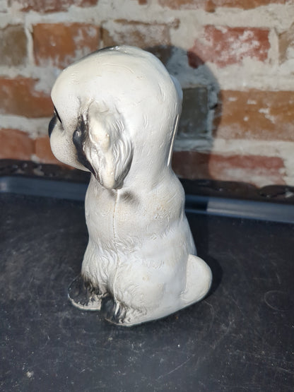 Vintage chalkware dog cw34
