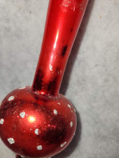 Vintage Western Germany glass tree topper. Tt51